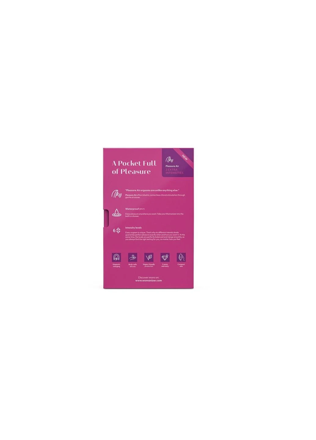 Вакуумный клиторальный стимулятор Starlet 3 PINK (мятая упаковка!!!) Womanizer (327875969)