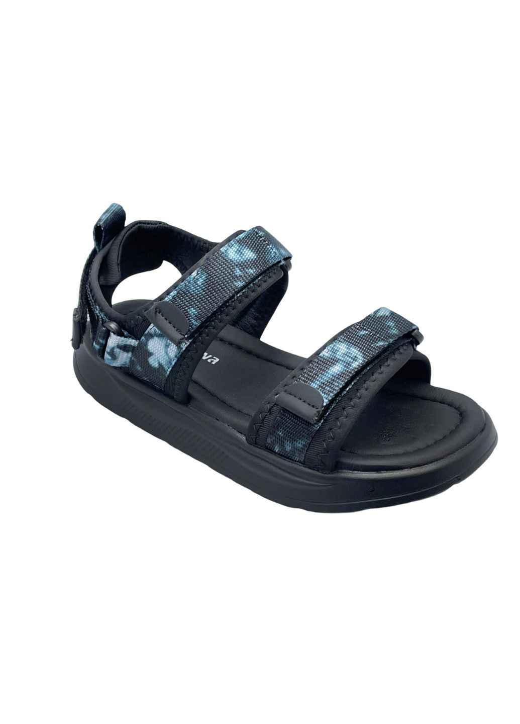 Темно-синие повседневные сандалии Apawwa на липучке