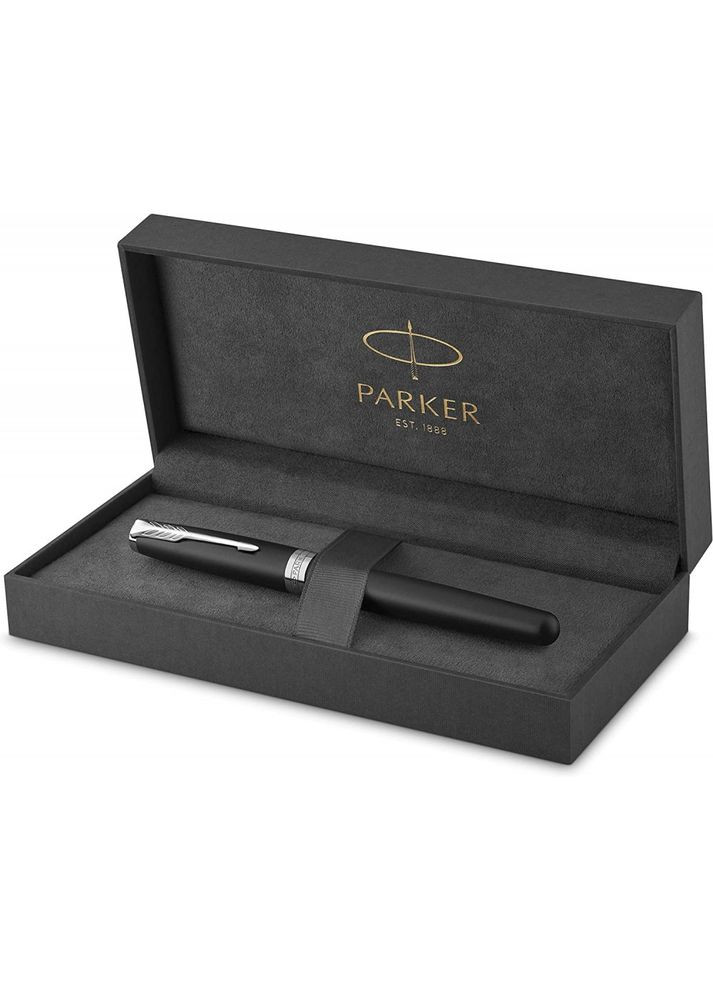 Ручка роллер SONNET 17 Matte Black Lacquer CT RB 84 922 Parker (316613916)