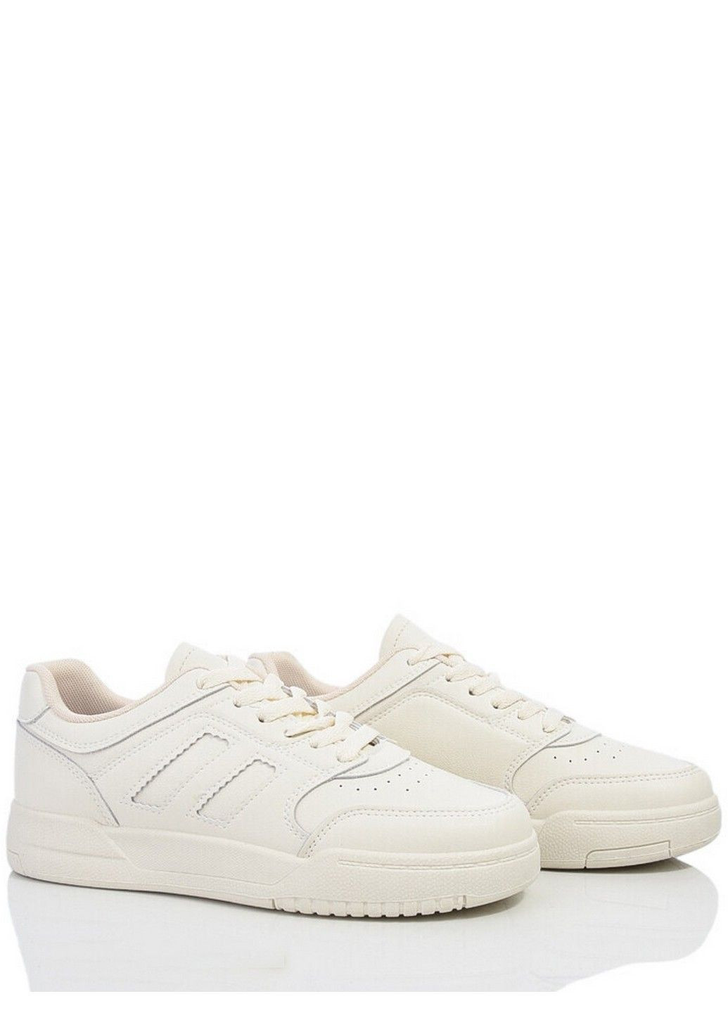 Бежевые всесезон кожаные кроссовки adwp200-9 Stilli