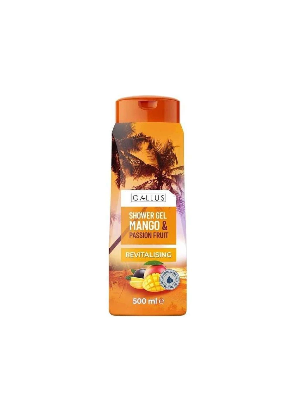 Гель д/душу чол 500мл Манго ТМ Gallus No Brand (388122542)