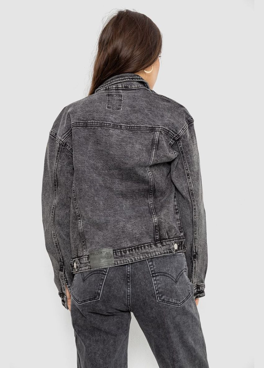 Сіра демісезонна куртка жіноча джинсова Sport Line Куртка