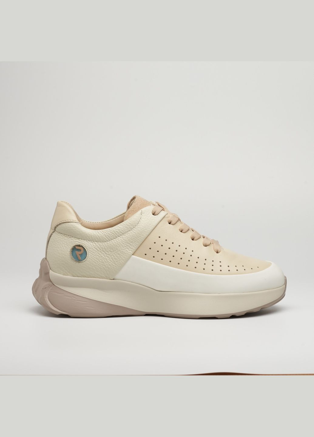 Кроссовки женские Fashion бежевые демисезоны (292445342)