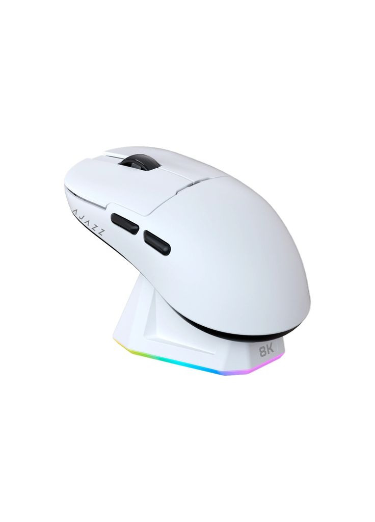 Мышка AJ159PRO Wireless/Bluetooth/USB Charging Dock White (AJ159-PRO-W) Ajazz (368618844)