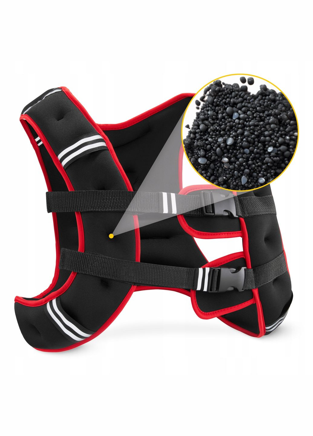 Жилет-утяжелитель для тренировок 5 кг Black/Red () 4FIZJO P-5905973402156 (342758079)
