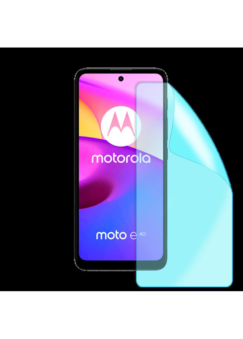 Гидрогелевая пленка для Motorola Moto E40 серии grade B No Brand (372587746)