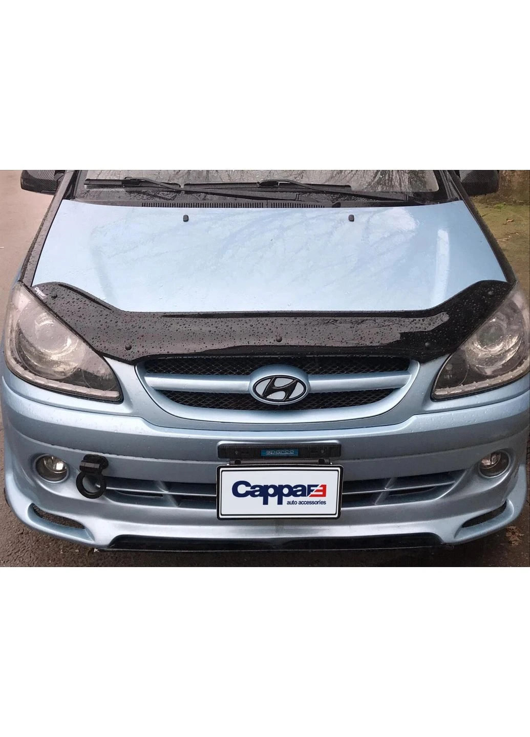 Дефлектор капота 2006-2026 (EuroCap) для Хюндай Гетц 2002+ рр Hyundai (390732103)