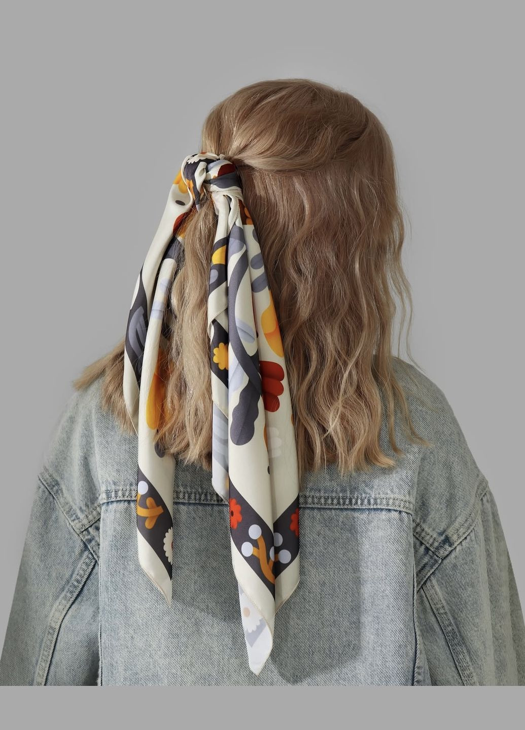 Жіноча хустинка з принтом Квітуча доля Gifty 6951 (326990265)