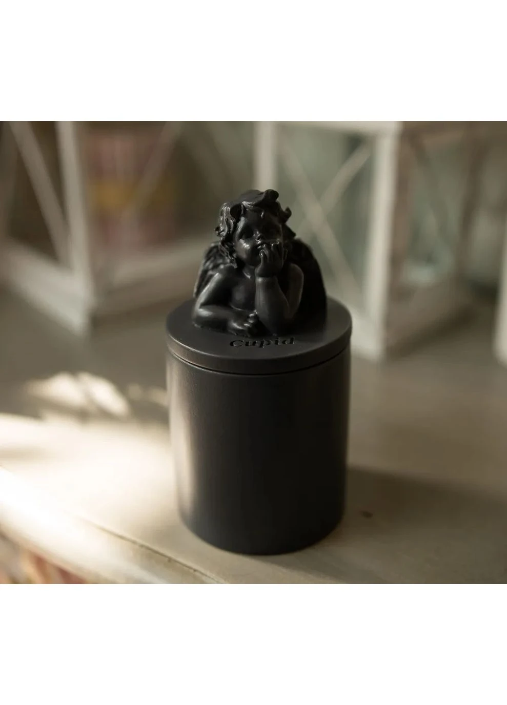Аромасвічка CUPID SANTAL GRAFITE 100% WOOD WAX 165g 35h NAC 1034GF Гранд Презент (278049074)