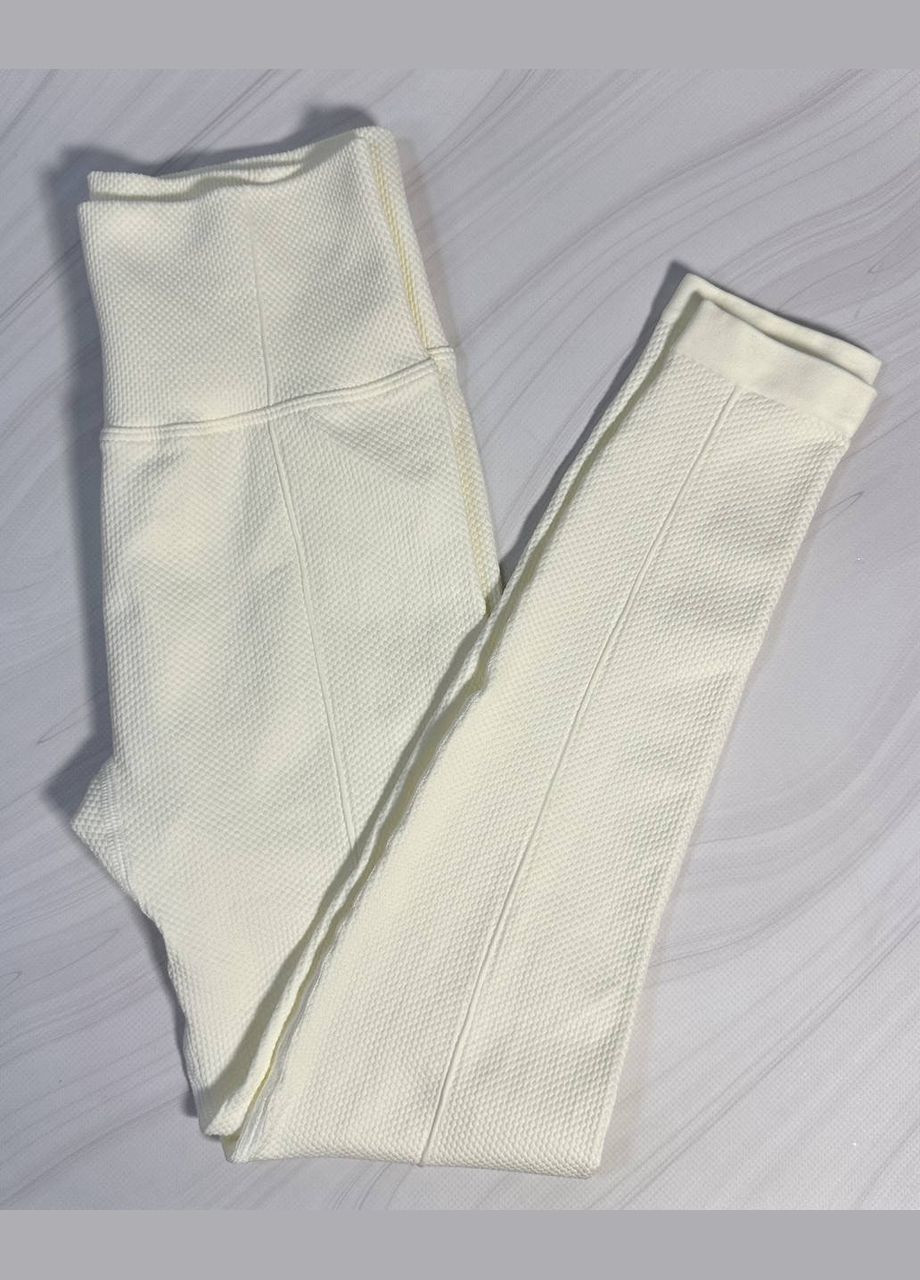 Жіночі спортивні легінси (лосини для фітнесу, йоги) зі структурованої тканини No Brand (324101893)