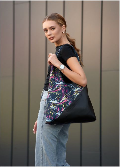 Женская сумка HOBO M "ABSTRACT" (R-53200710-VS) Sambag (302450477)