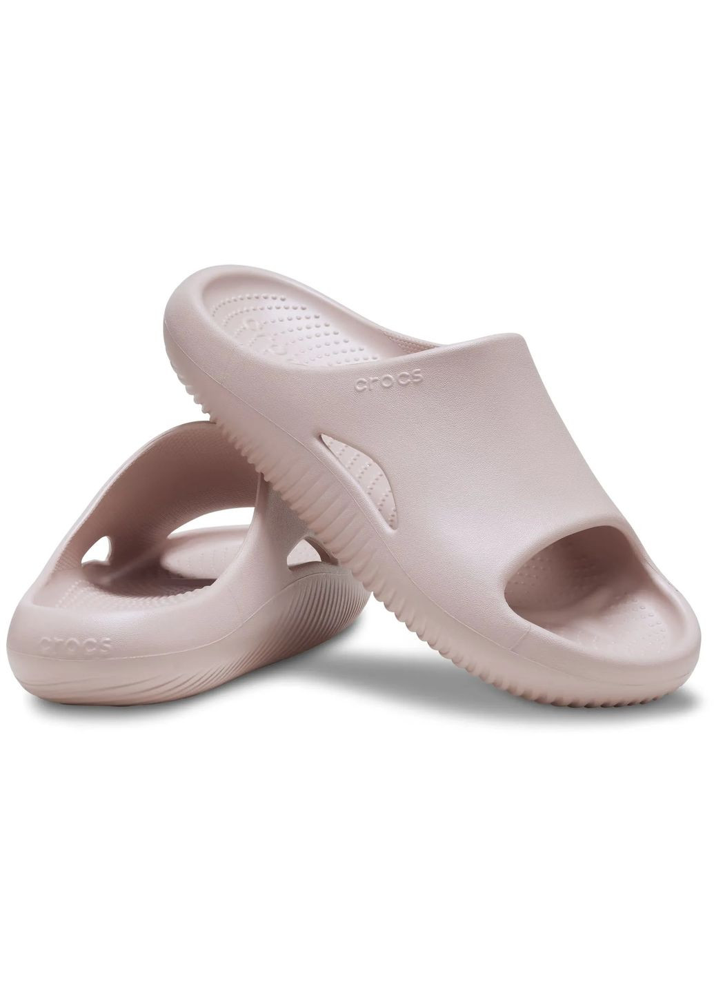 Розовые женские кроксы mellow slide pink clay m5w7-37-24 см 208392 Crocs