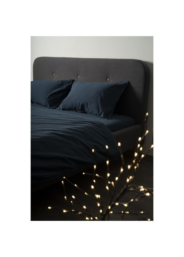 Комплект постільної білизни Stonewash Adriatic Dark Blue полуторний синій (92669536) SoundSleep (308071894)