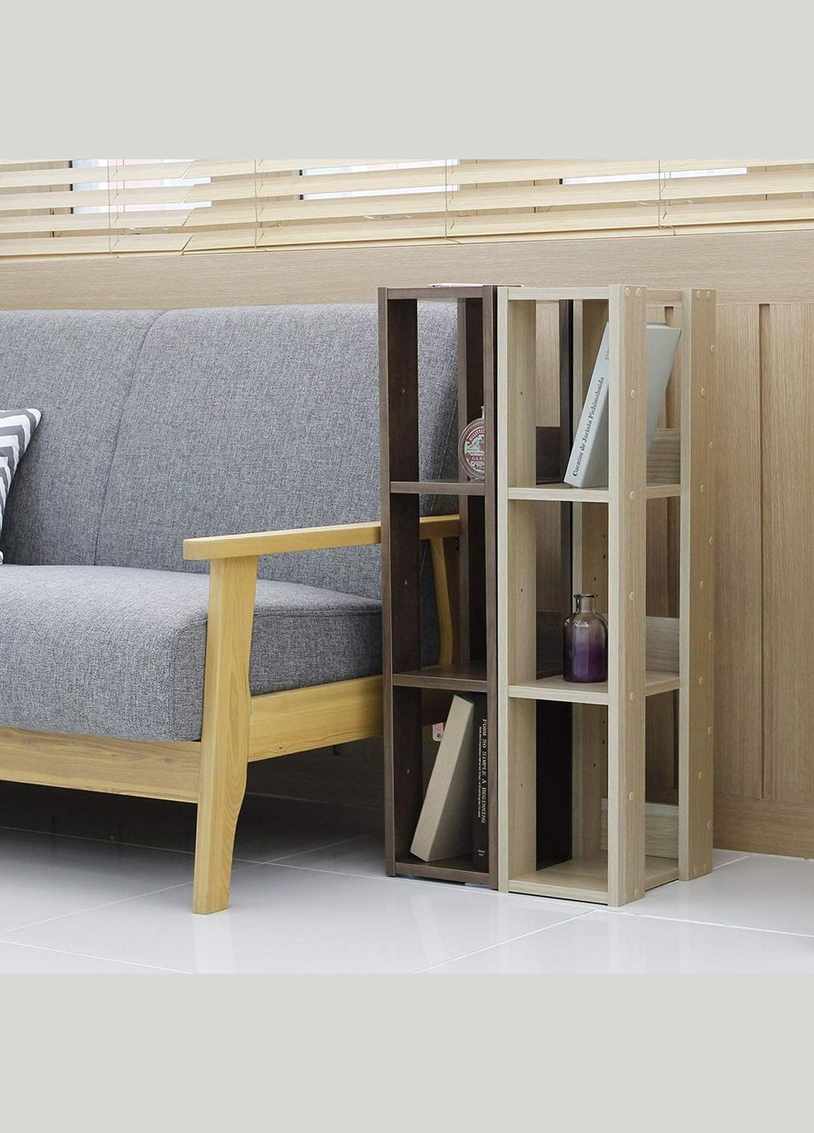 Книжный стеллаж из дерева Сервантес 20 капучино (КПС-201809) No Brand (328082368)