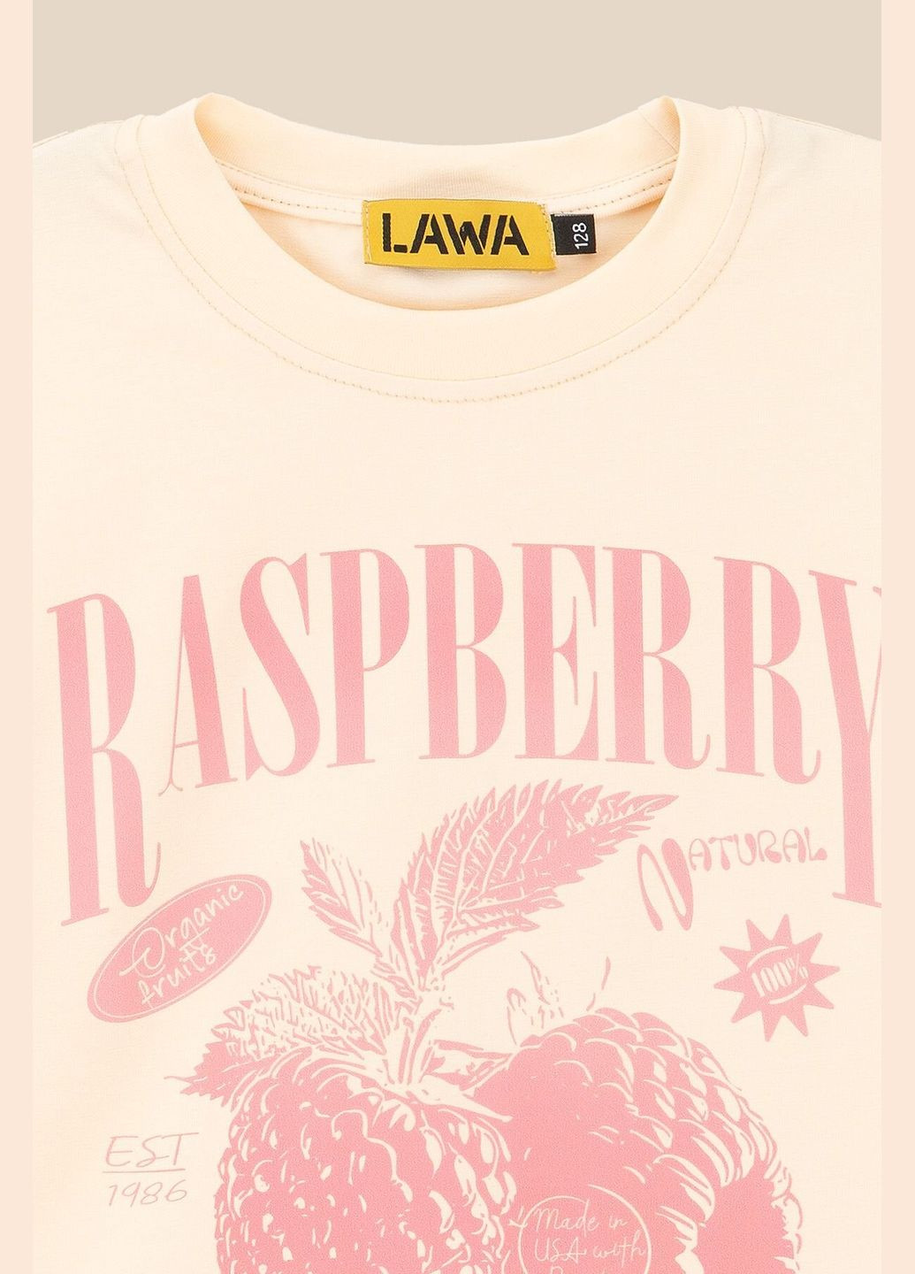 Лонгслів з принтом для дівчинки P-GB02315 140 см shop (2000991055308) LAWA (329822932)