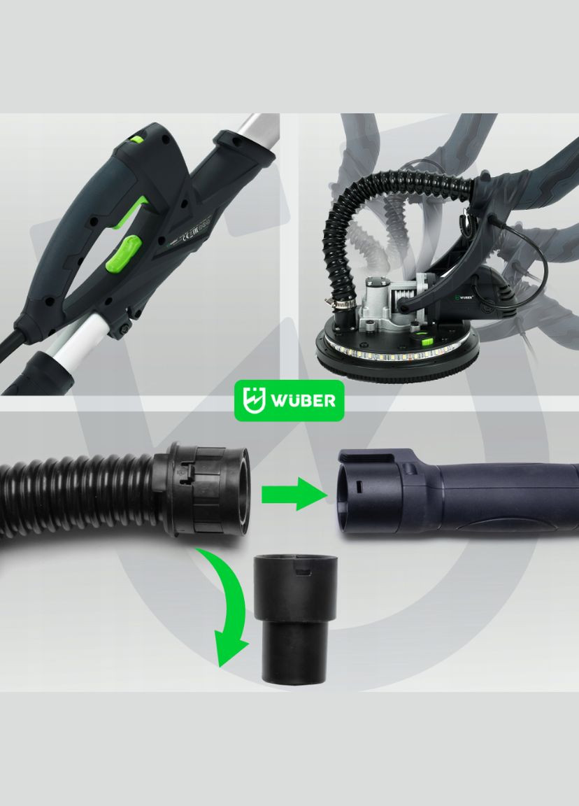 Шліфмашина для стін 1500Вт 230В (Польща) Wuber (337342153)