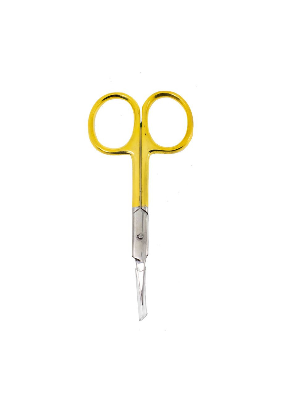 Ножиці для видалення кутикули вигнуті золотисті HM-18 Beauty LUXURY (367987093)