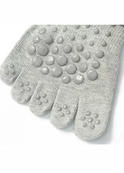 Сірі комплект із 2 шт. жіночі протиковзкі шкарпетки для йоги спортивні шкарпетки для пілатесу однотонні (341827715)