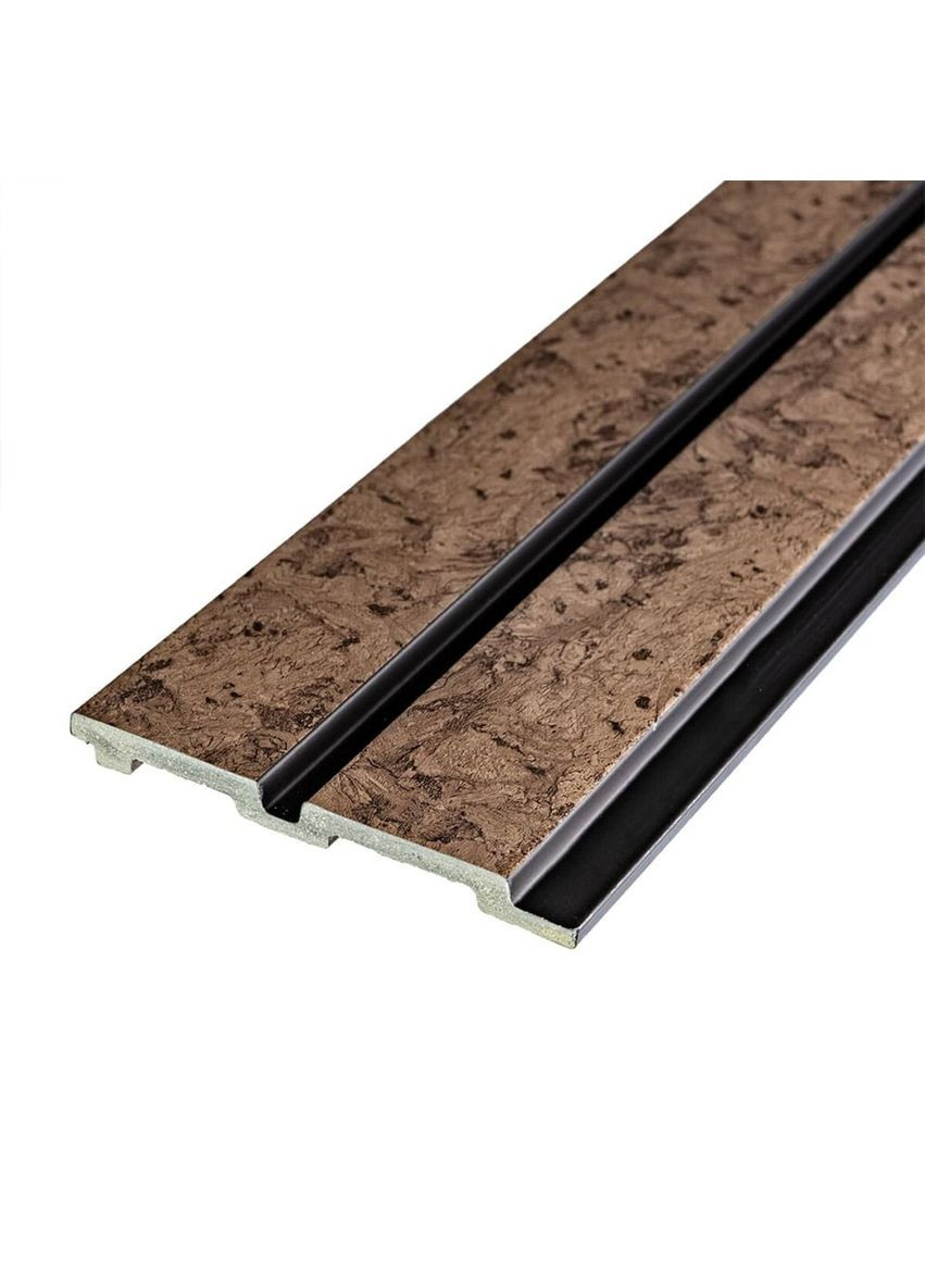 Рейка декоративна PS 2900х120х12мм Шоколадний мармур SW-00001754 Sticker Wall (327088990)