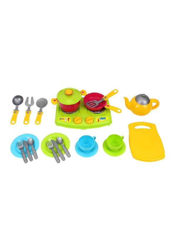 Кухонний набір іграшковий 8 предметів для дітей міні-кухня ігровий набір для приготування їжі ТехноК (371793467)