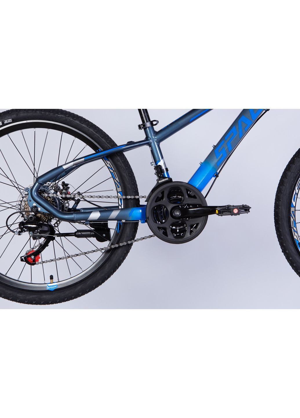 Велосипед AL 24" Space Mercury рама 11" синій із сірим (OPS-SP-24-026) CST (369781594)