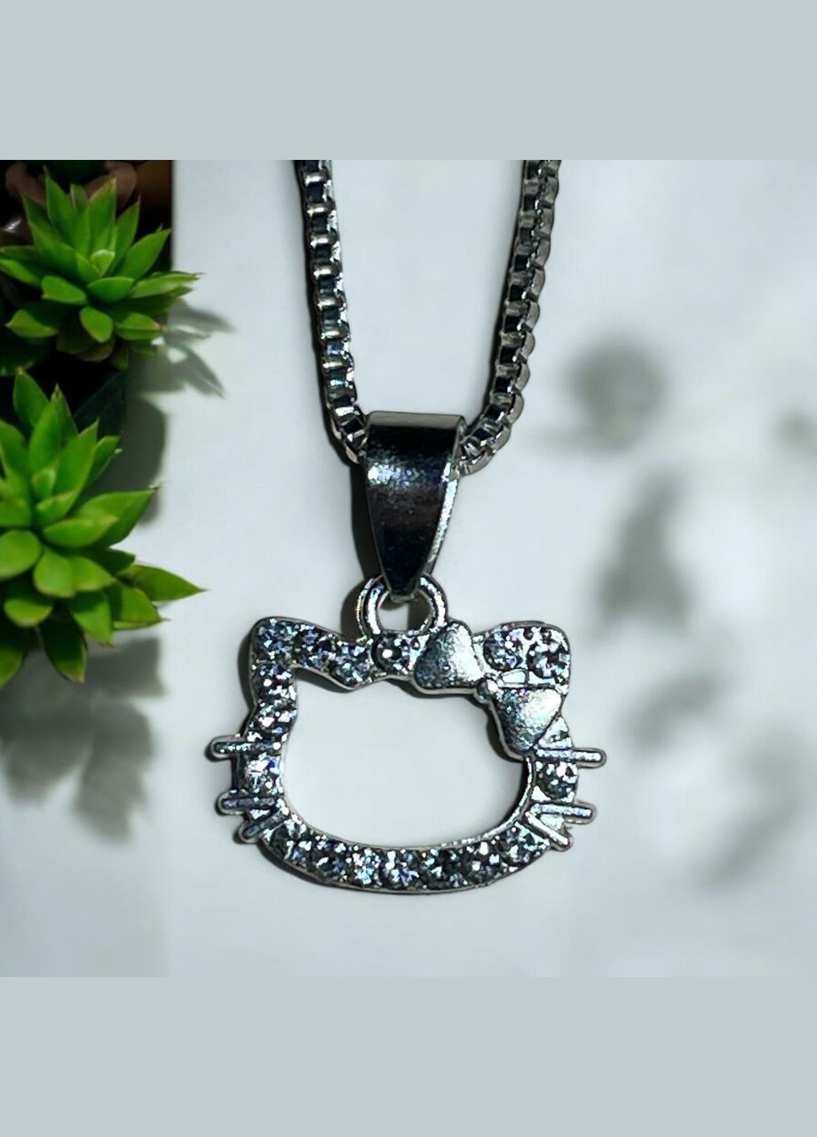 Кулон-підвіска Hello Kitty із ланцюжком - Silver Primo (322772796)