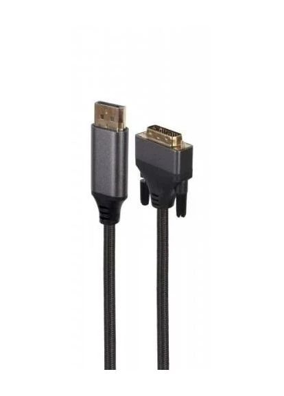 Кабель DisplayPort (M) - DVI-D (M), 1.8 м, Black, (CC-DPM-DVIM-4K-6) CC-DPM-DVIM-4K-6 Cablexpert (395351478)