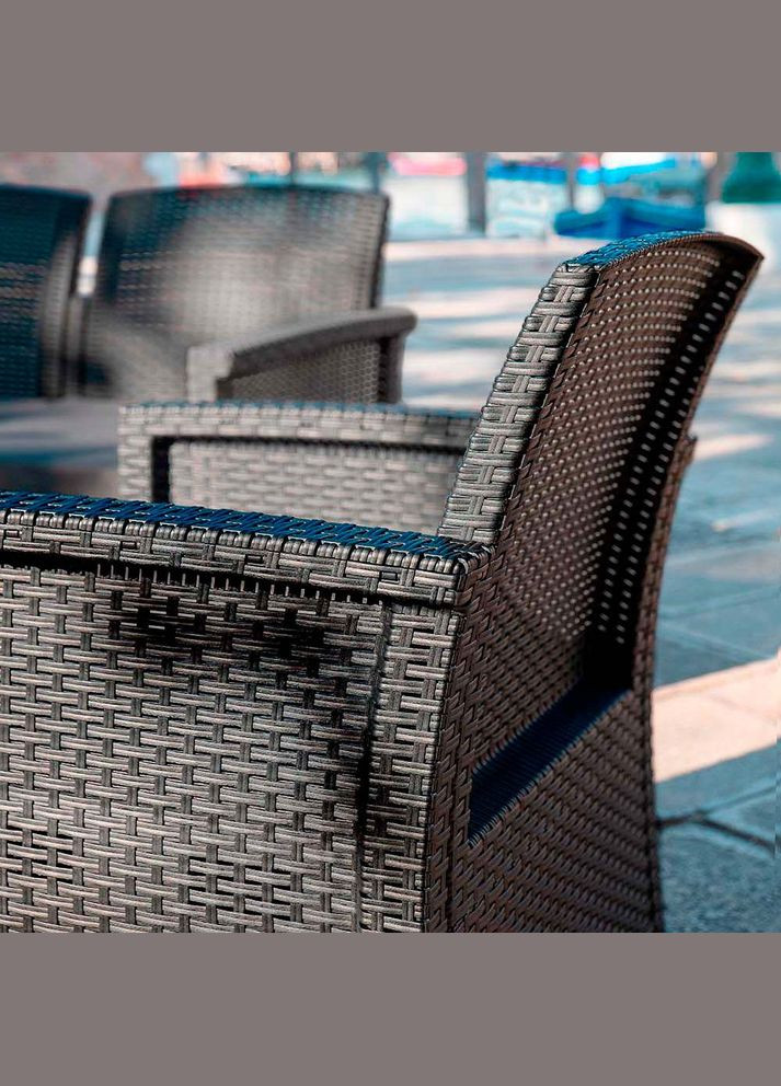 Набір садових меблів Venezia 3, графіт Bica (329407776)