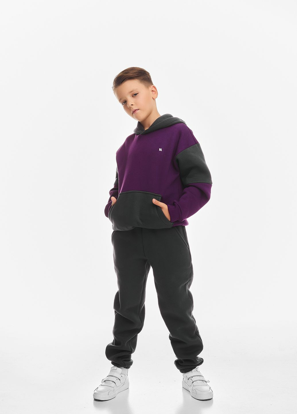 Детский спортивный утепленный костюм на флисе для мальчика Kindamor Active Heat 2024-2025 (302663613)