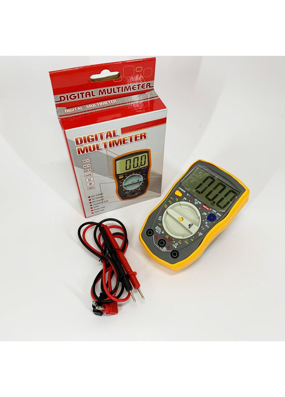 Мультиметр цифровий HAOYUE UT33D (генератор імпульсів, звукове продзвонювання, тест діодів, HOLD) ACV (365986195)