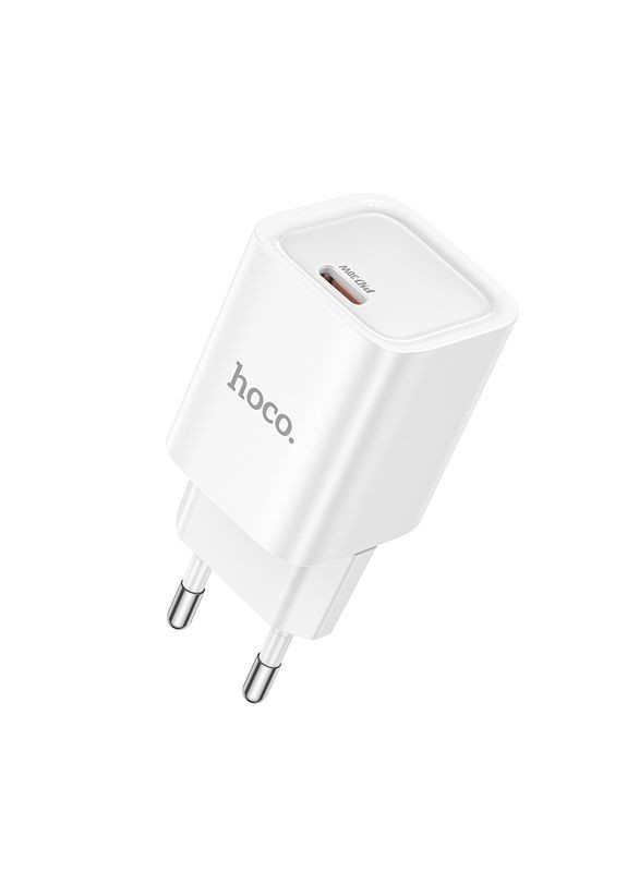Сетевое зарядное устройство single port PD30W charger (EU) White (6942007630306) Hoco C148A Charm (372676613)