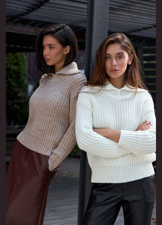 Бежевий демісезонний светр 2782 Bellise