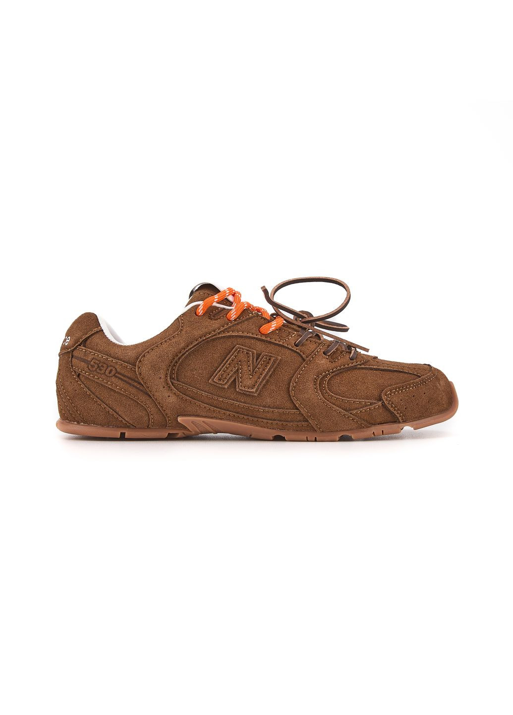 КРОССОВКИ ЖЕНСКИЕ NEW BALANCE X MIU MIU 530 DARK CINNAMON НЬЮ БЕЛАНС МИУ МИУ 530 No Brand комбинированные демисезоны (367115102)