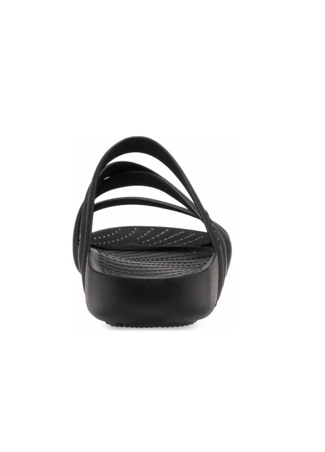 Жіночі сандалі крокси sandal Black Crocs splash strappy (289602628)