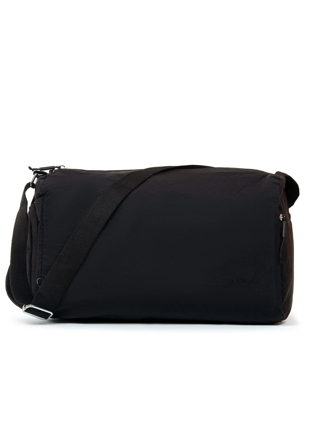 Дорожня спортивна сумка нейлон W26011 black Fashion (394991668)