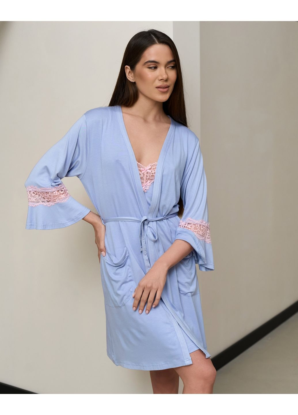 Комплект сорочка з халатом Nicoletta (368754362)