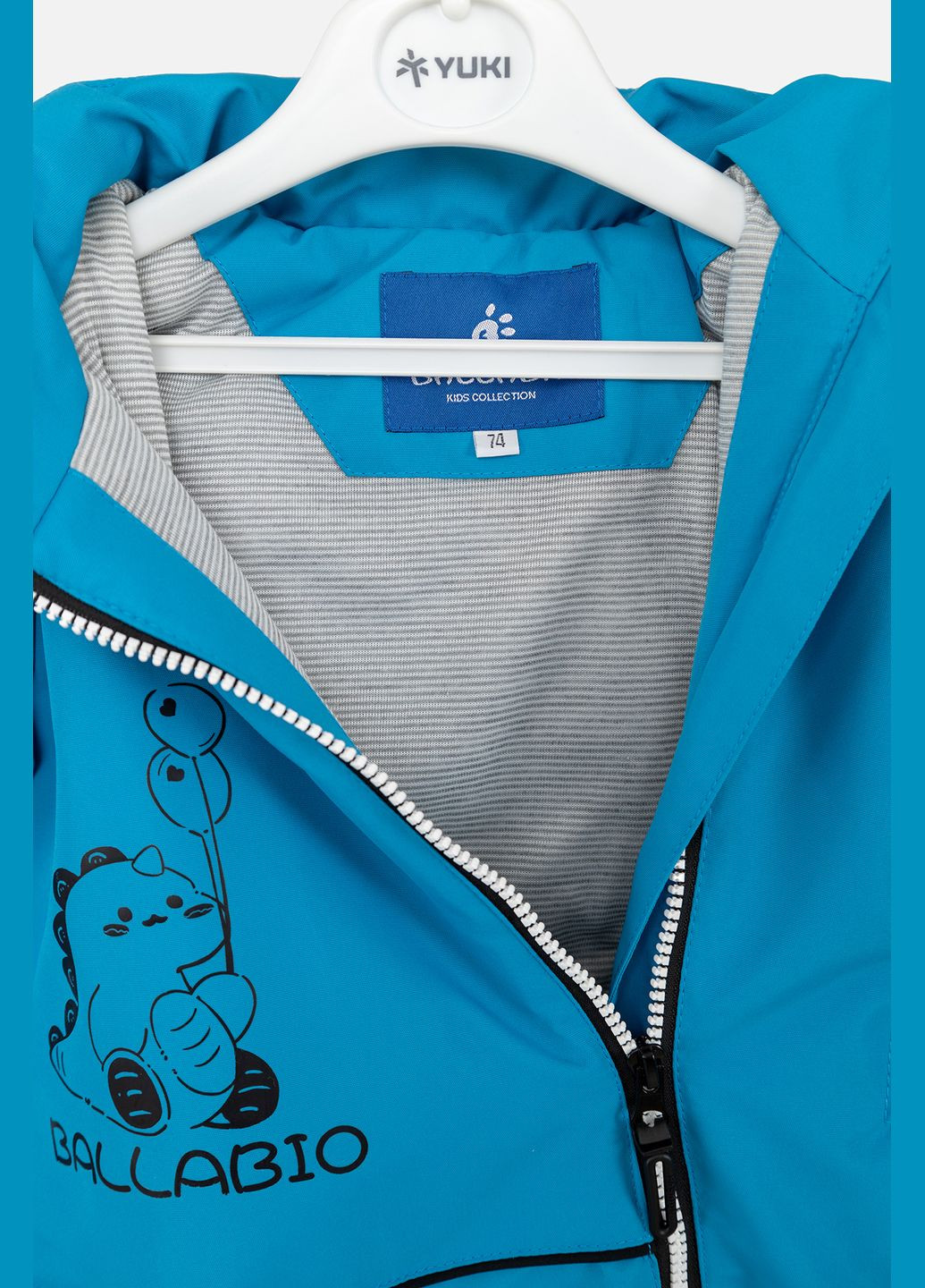 Комбінезон утеплений для хлопчика колір блакитний CB-00242551 BALLABIO (314910390)