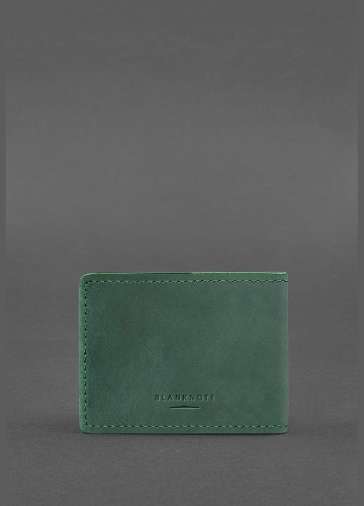 Кожаная обложка для удостоверения участника боевых действий (УБД) зелёная "Crazy Horse" (A-027731) BlankNote (329186634)