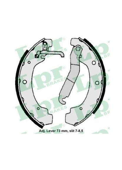 Комплект тормозных колодок. LPR (369900911)