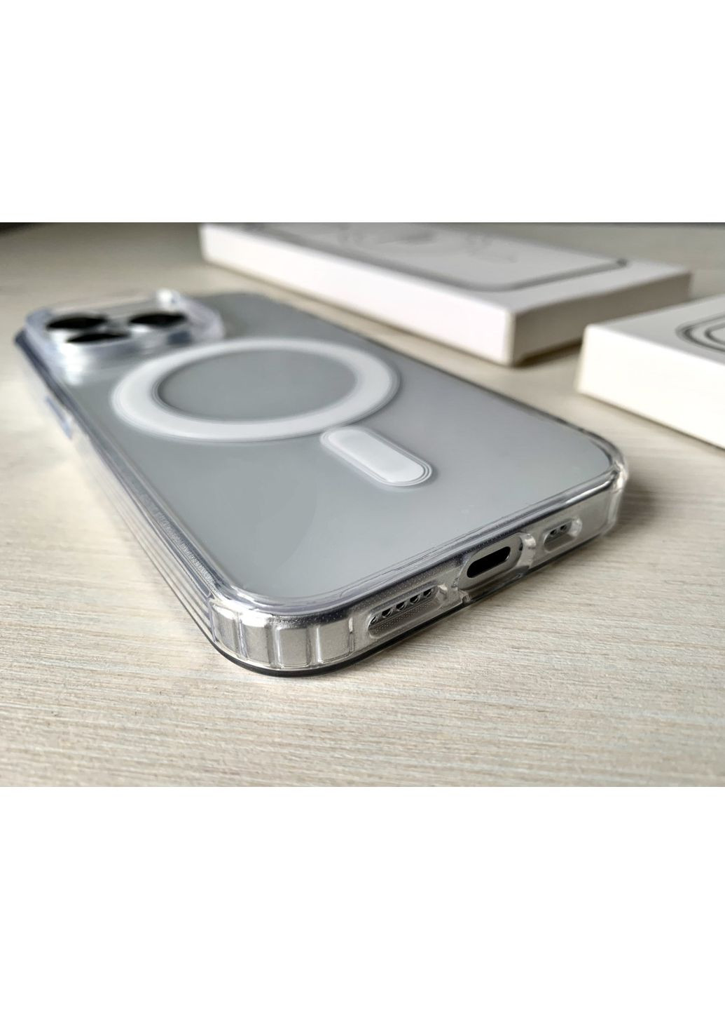Чехол на 15 PRO Clear case с MagSafe магнитный clear case для айфона 15 О No Brand (369137550)
