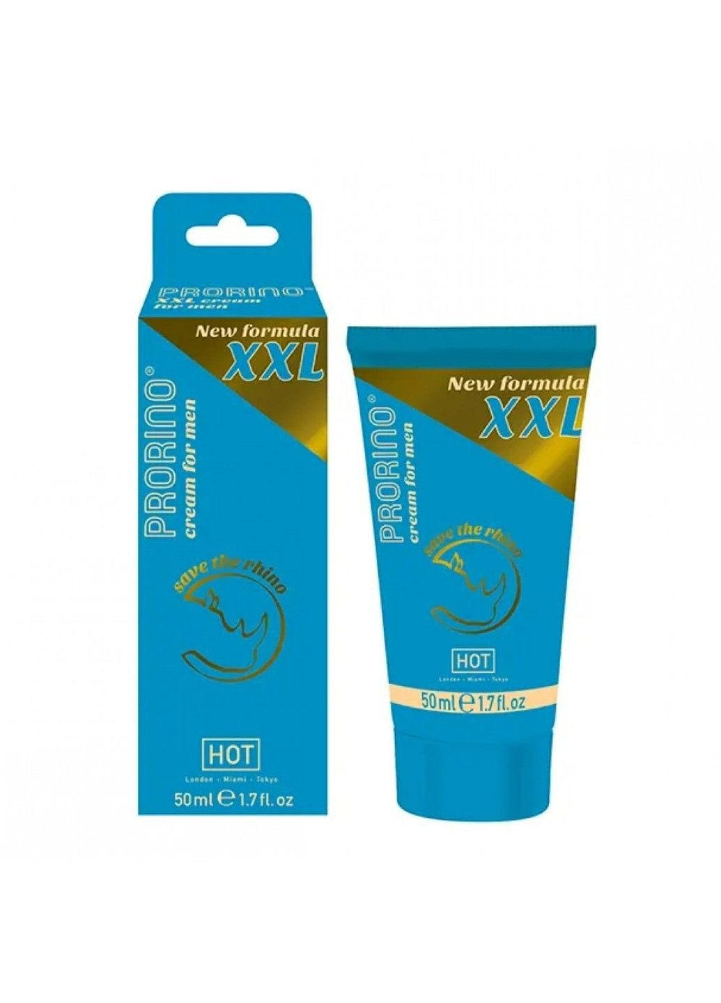Крем эрекционный увеличивающий объем PRORINO XXL Cream for men 50 ml - New formula Hot (291412387)