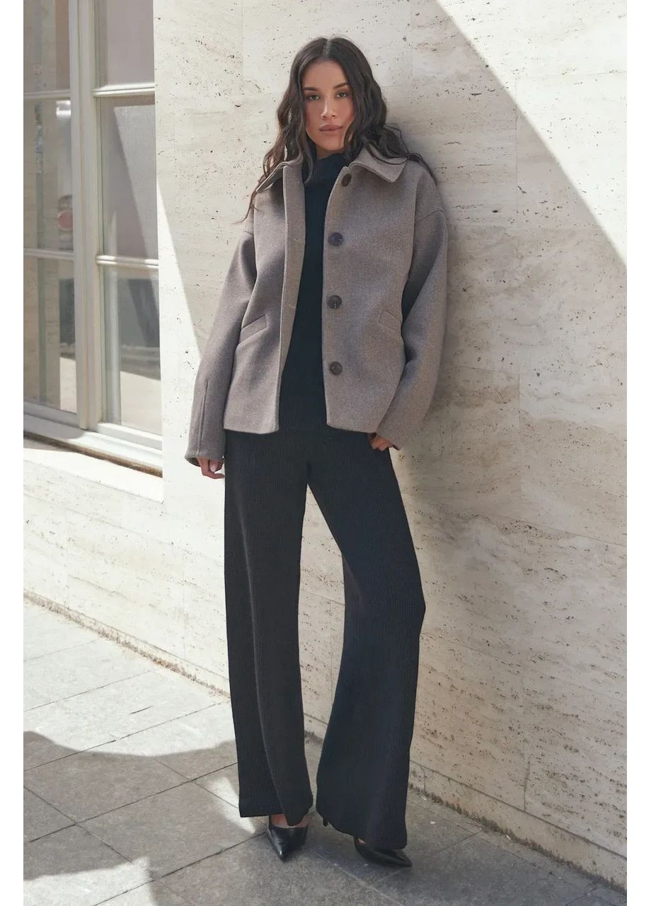 Коричневое демисезонное Коричневое женское пальто Seventeen