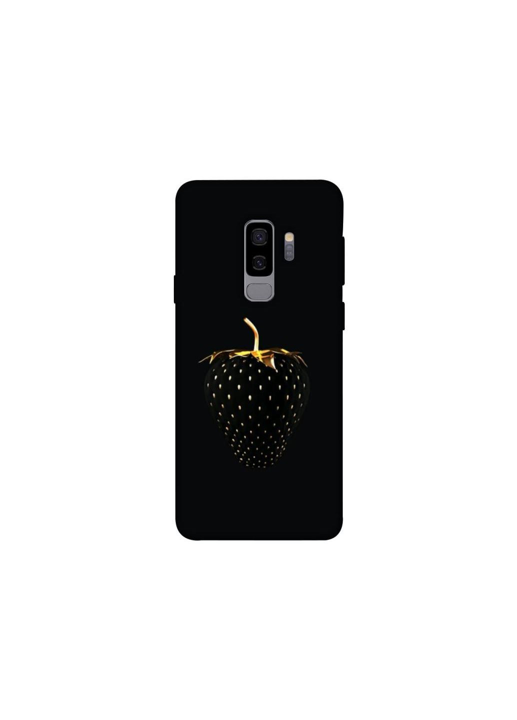 Чохол на Samsung Galaxy S9+ Чорна полуниця Frontalka (349828880)