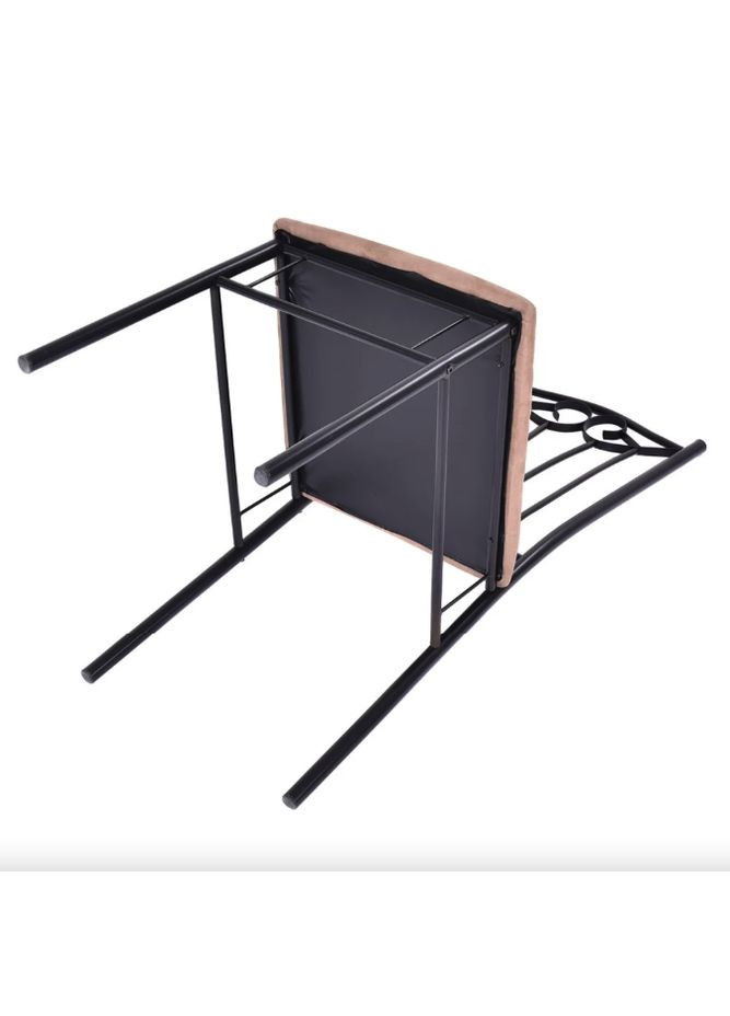 Комплект меблів Sofi стіл і 4 м'яких стільці Costway (361952966)