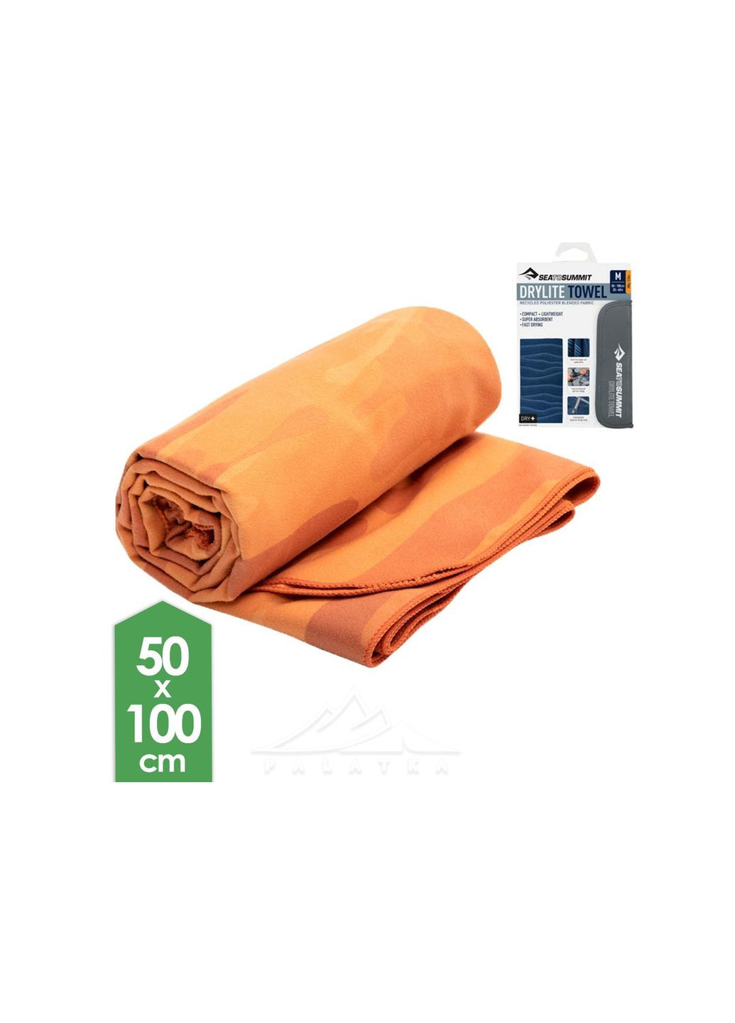 Sea To Summit полотенце drylite towel m оранжевый производство -