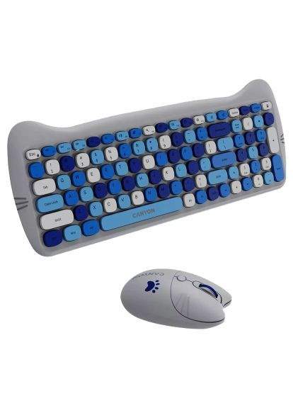 Комплект Canyon (CNS-HSETW6BL) VAG HSET-W6 Kitty Edition Wireless UA Blue (370019384)