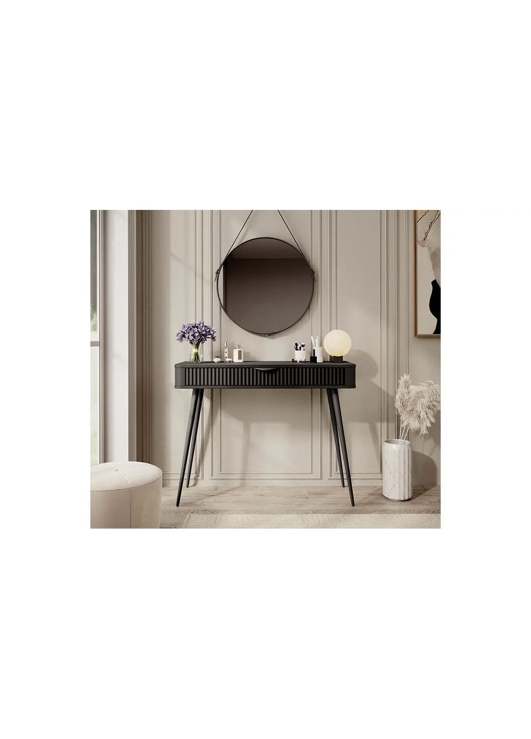 Стіл туалетний Лагуна (Lante) чорний Laski (364193860)