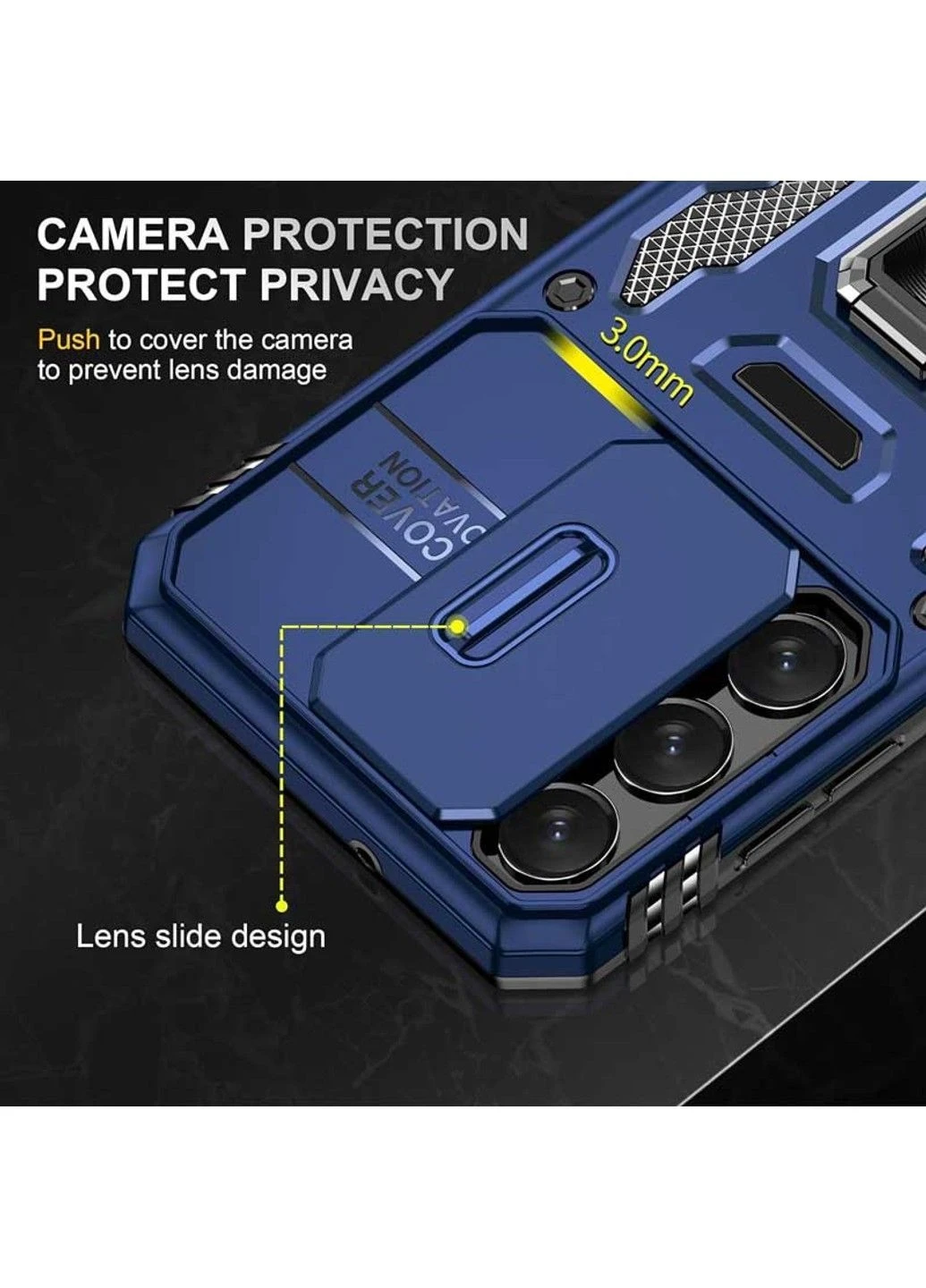 Ударостійкий чохол Camshield Army Ring для Samsung Galaxy S23 FE Epik (390654637)
