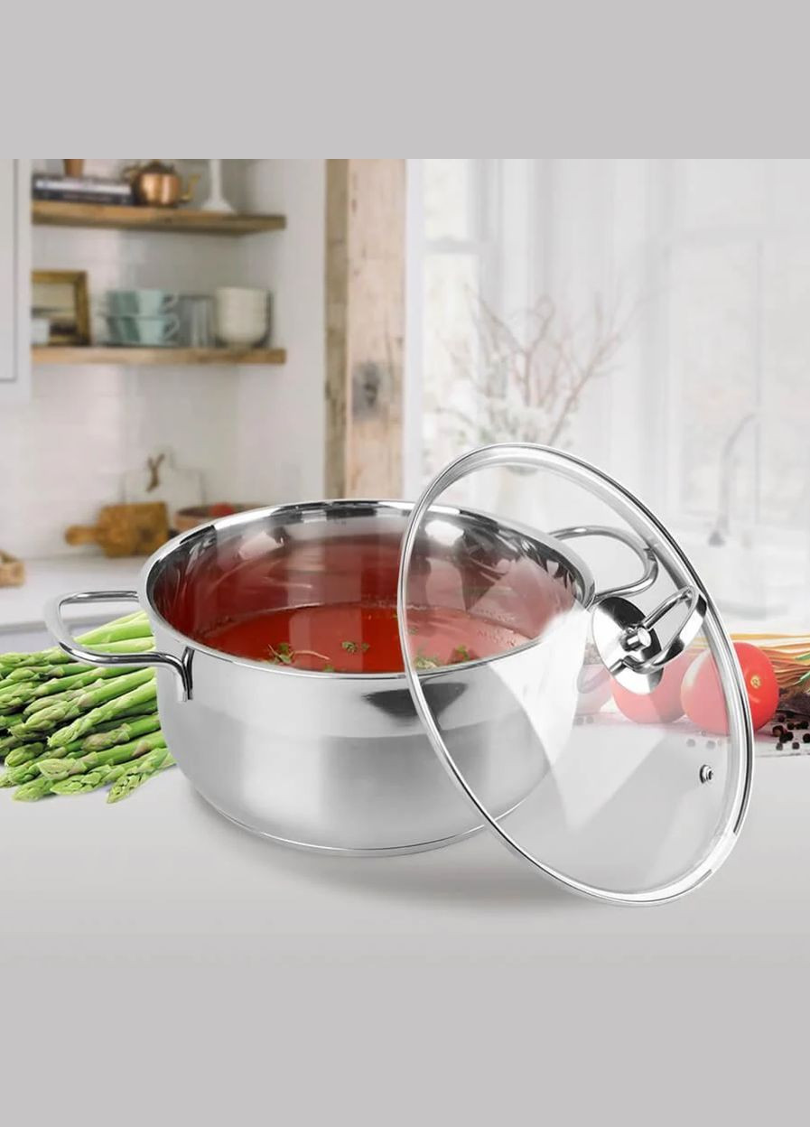 Каструля неіржавка 260 мм х 7 л MR-3508-26 (MR-3508-26) Maestro (316632910)