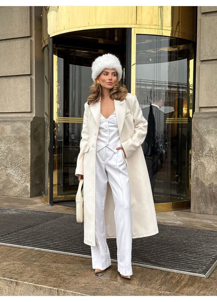 Молочне Пальто RIO MAXI колір молоко milirud